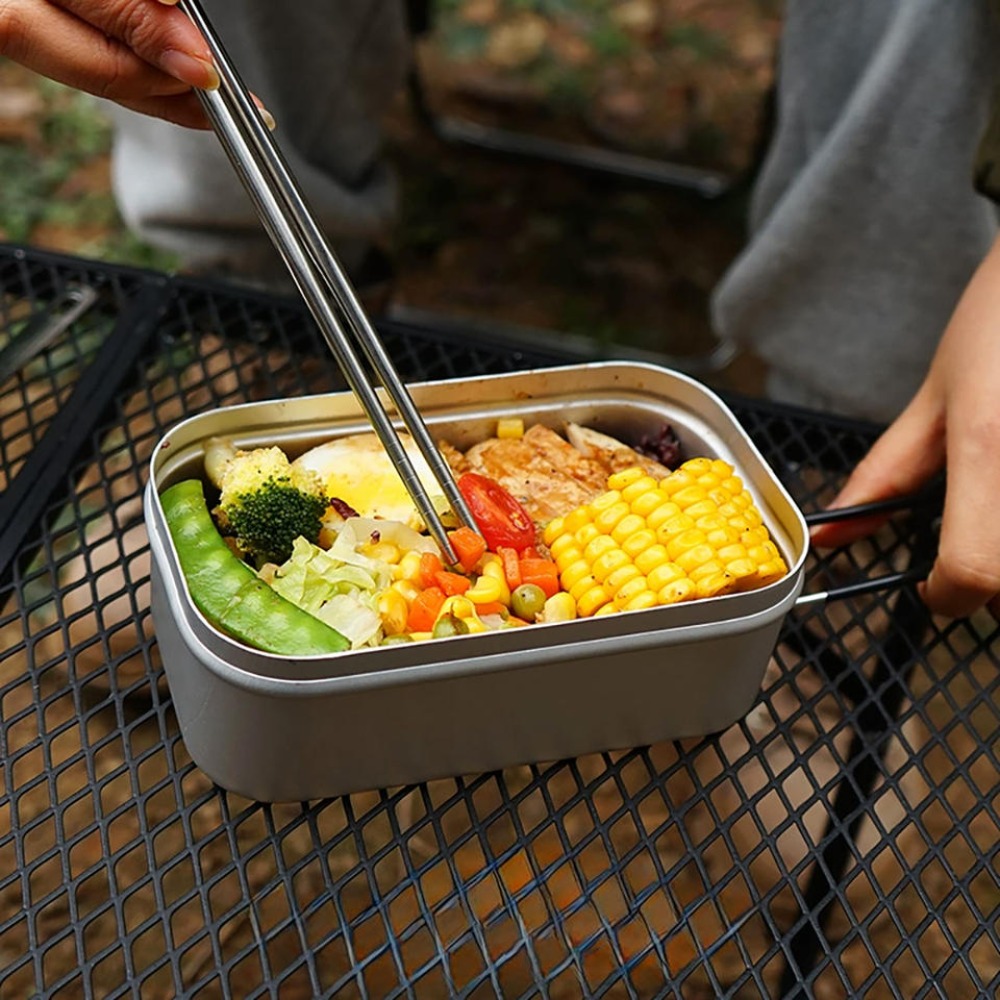 Camping Cooking Box Set - Vaisselle ultralégère pour le camping, boîte