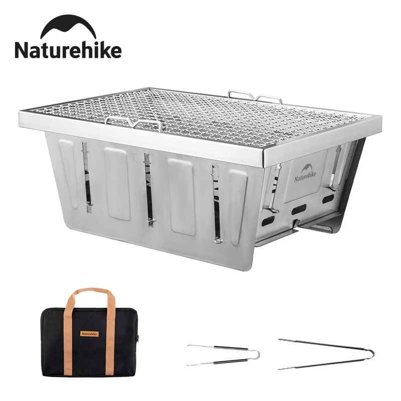 Camping Outdoor Cooking Table - Naturerandonnée Camping gril à charbon de