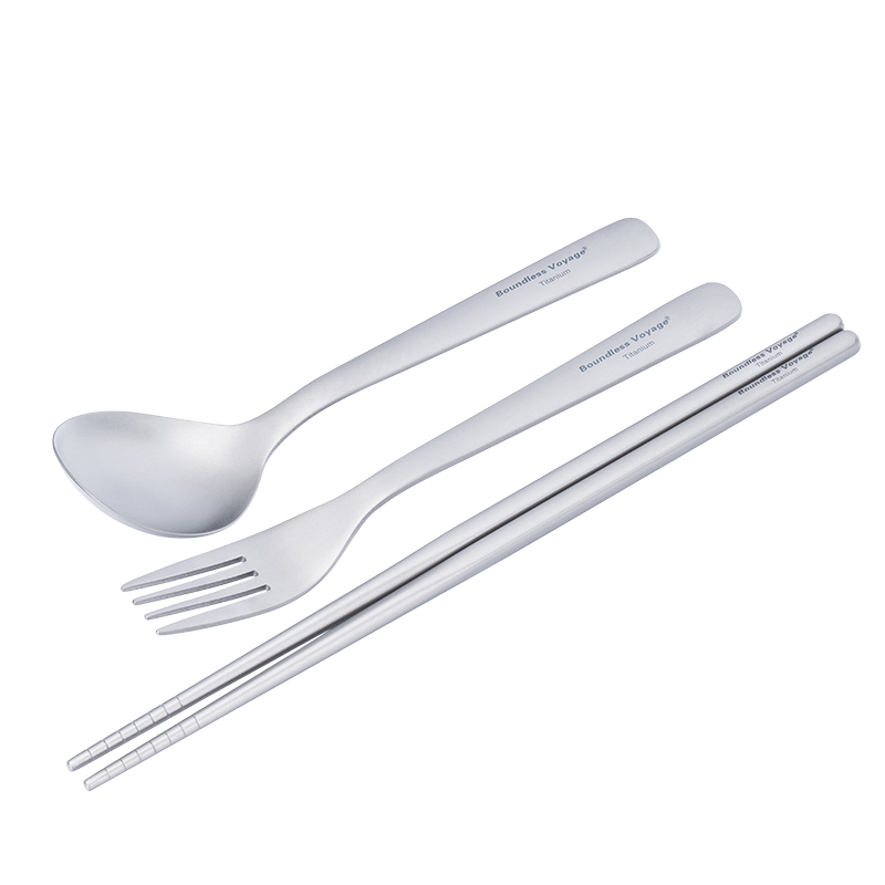 Camping Cooking Knife Set - Ensemble de cuisine ultraléger en titane