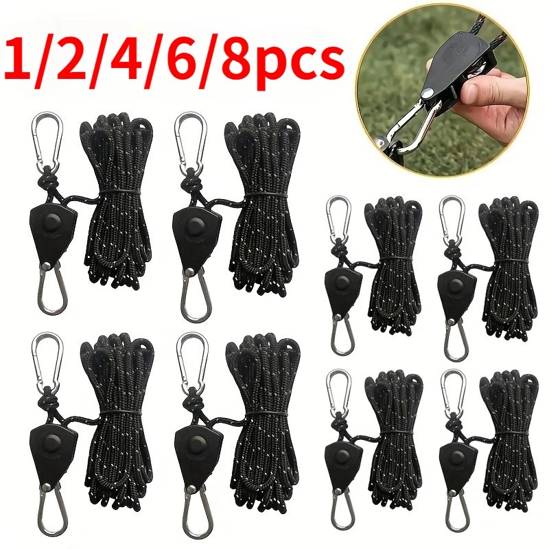 Camping Cooking Hanger - Tendeur de corde pour tente de