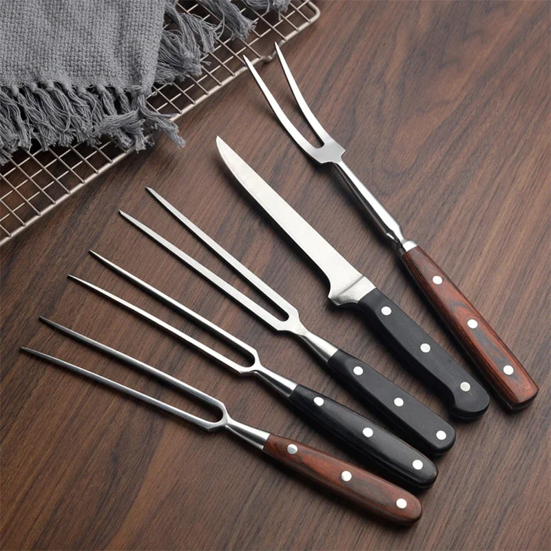 Camping Cooking Candle - Fourchette de Barbecue outils de gril