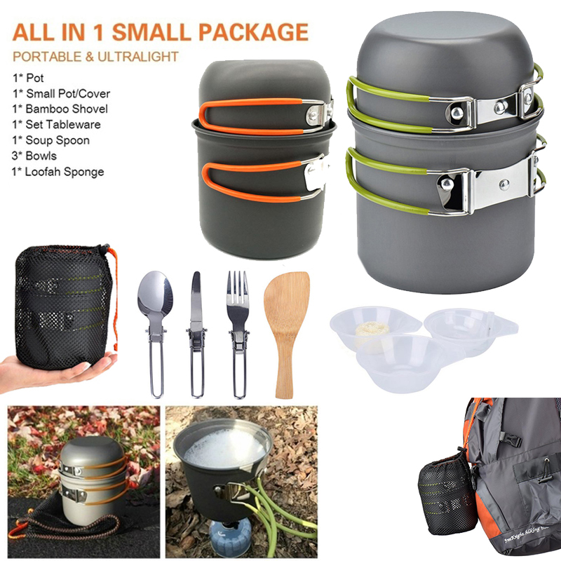 Camping Cooking Knife Set - Nouveau Pot de Camping Portable ensemble