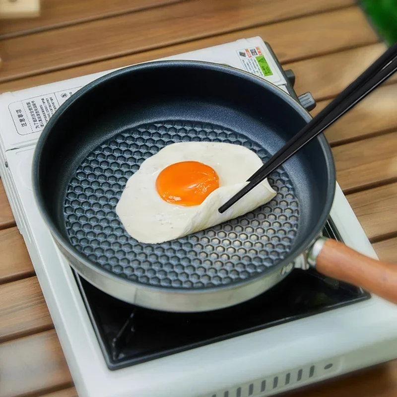 Camping Cooking Candle - MOUNTAINHIKER Poêle à frire antiadhésive améliorée