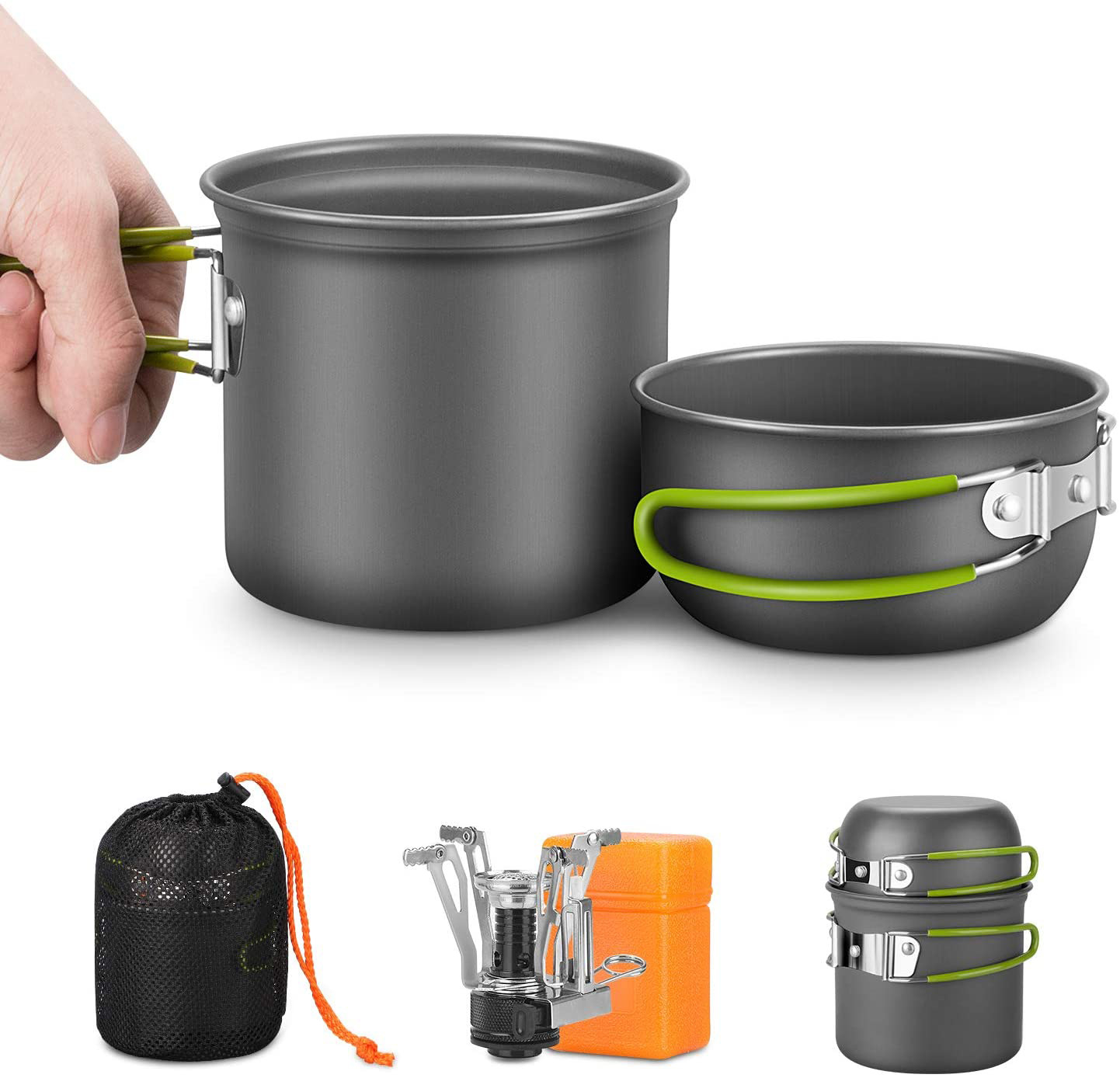 Camping Cooking Box Set - Kit d'ustensiles de cuisine de Camping