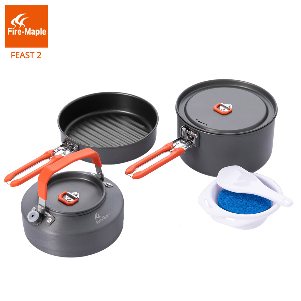 Camping Cooking Box Set - Ensemble de casseroles de pique-nique en