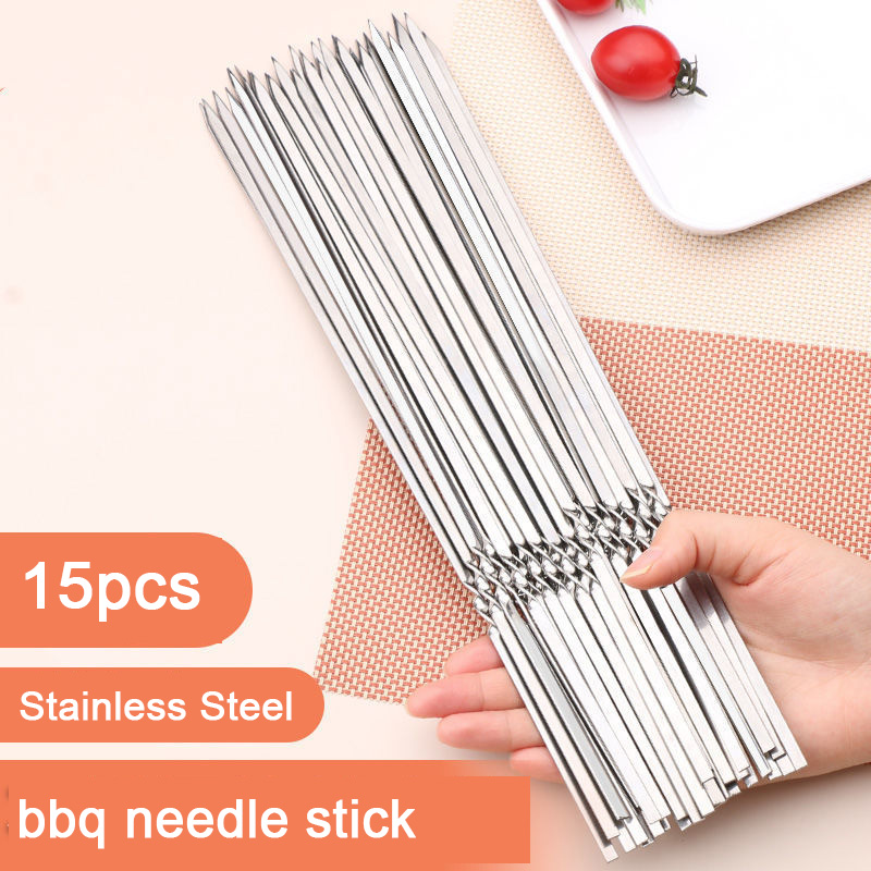 Camping Cooking Candle - Brochettes de Barbecue réutilisables en acier