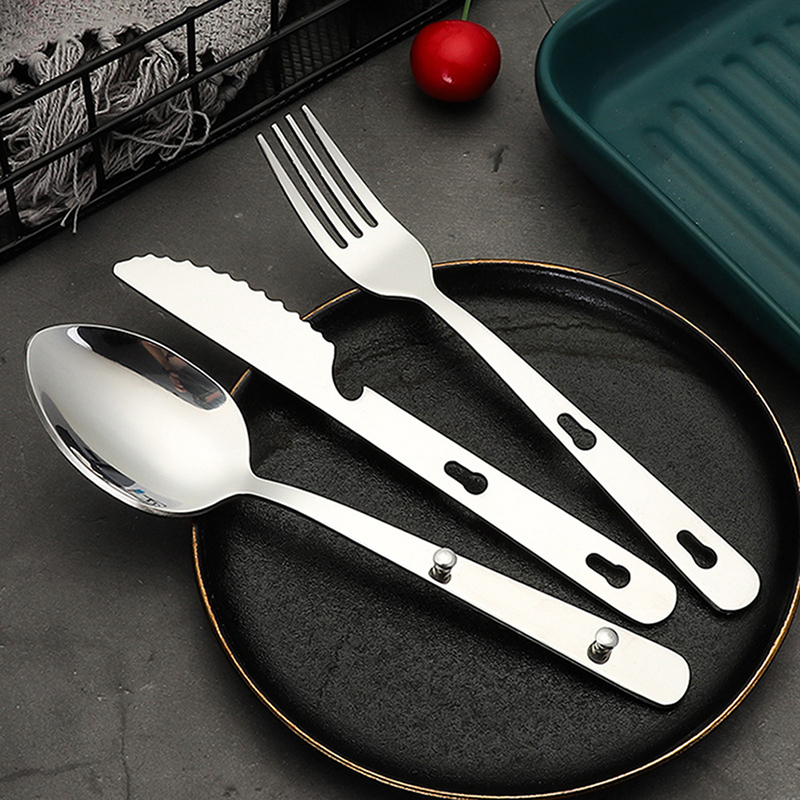 Ensemble de couverts portables - Camping Cooking Knife Set avis et prix