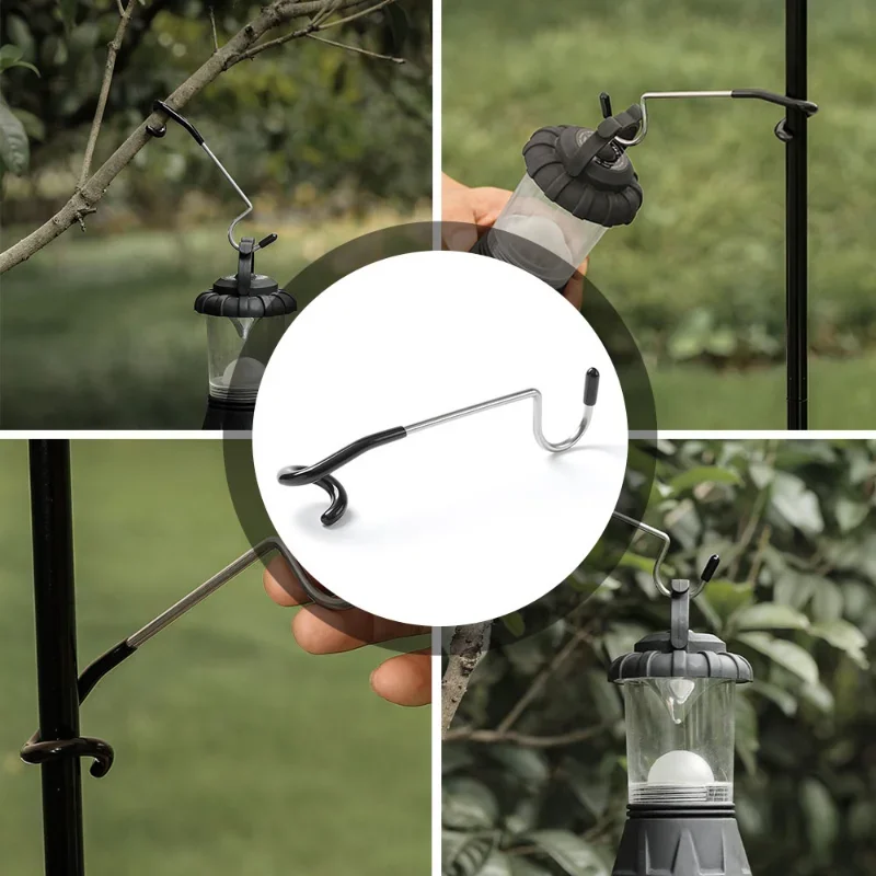 Crochets de poteau de lampe de - Camping Cooking Hanger avis et prix