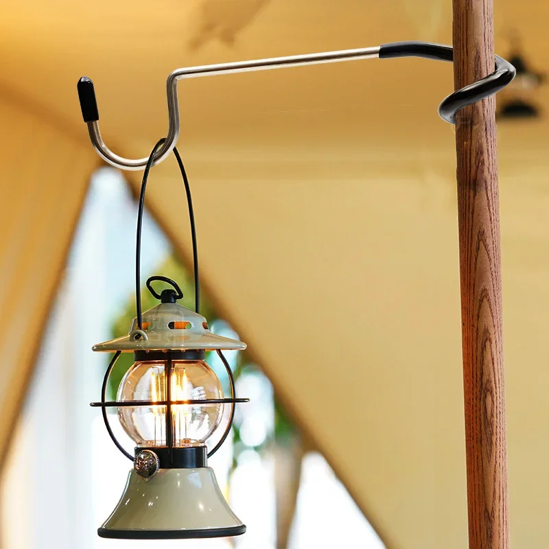 Crochets de poteau de lampe de - Camping Cooking Hanger avis et prix