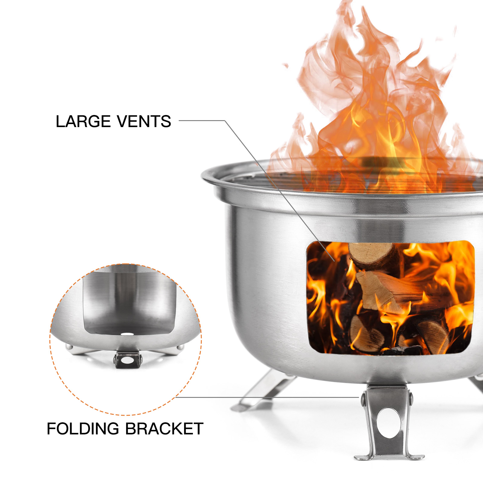 Mini réchaud de camping à bois - Camping Cooking Candle avis et prix