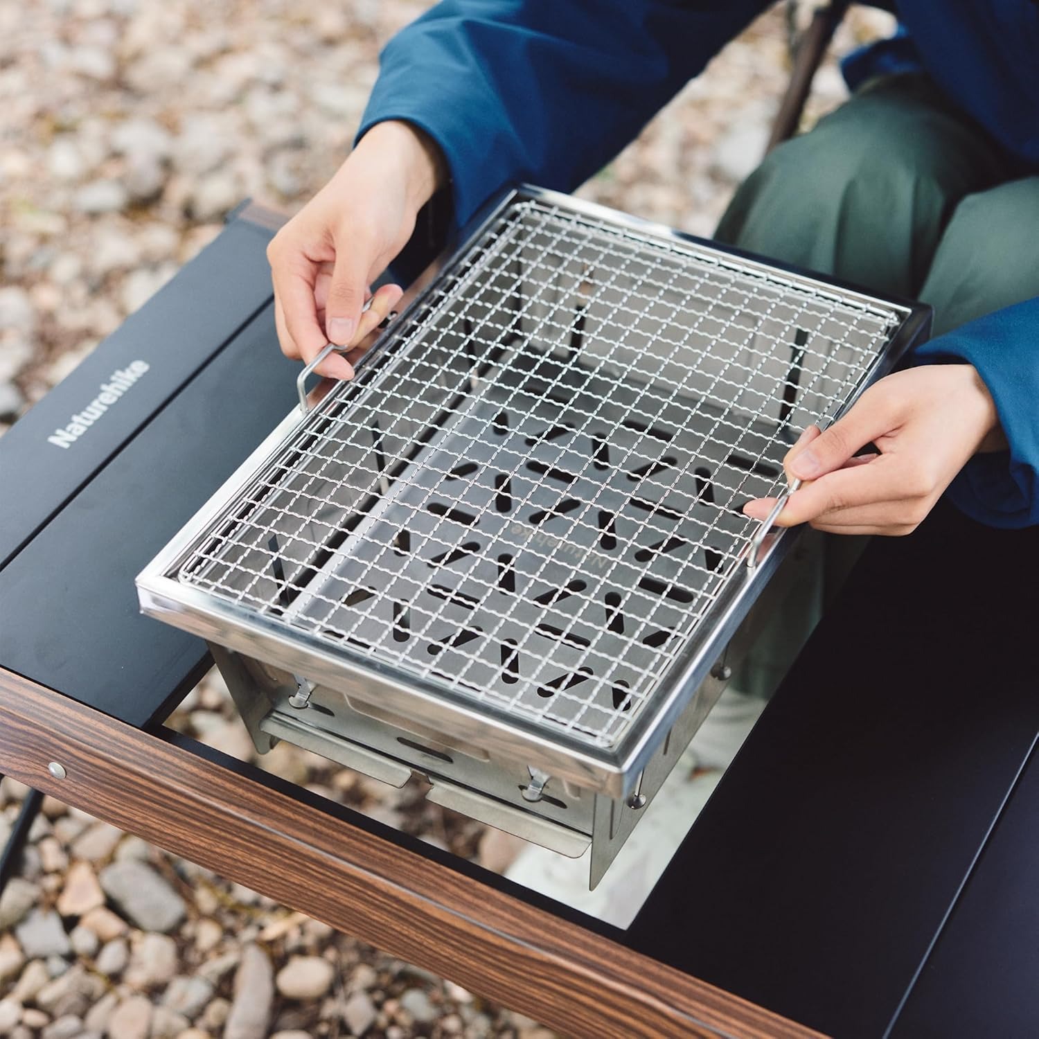 Naturerandonnée Camping gril à - Camping Outdoor Cooking Table avis et prix