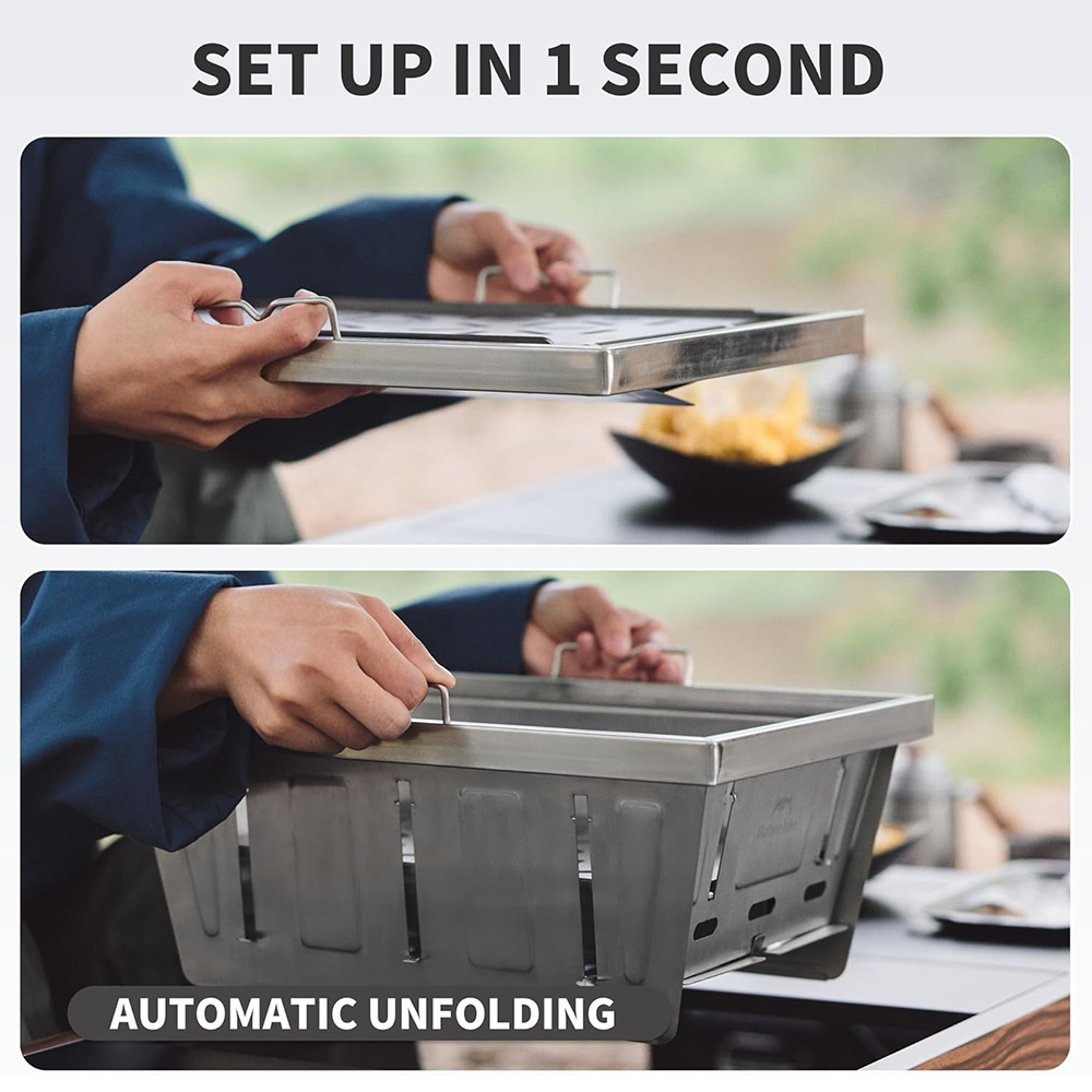 Naturerandonnée Camping gril à - Camping Outdoor Cooking Table avis et prix