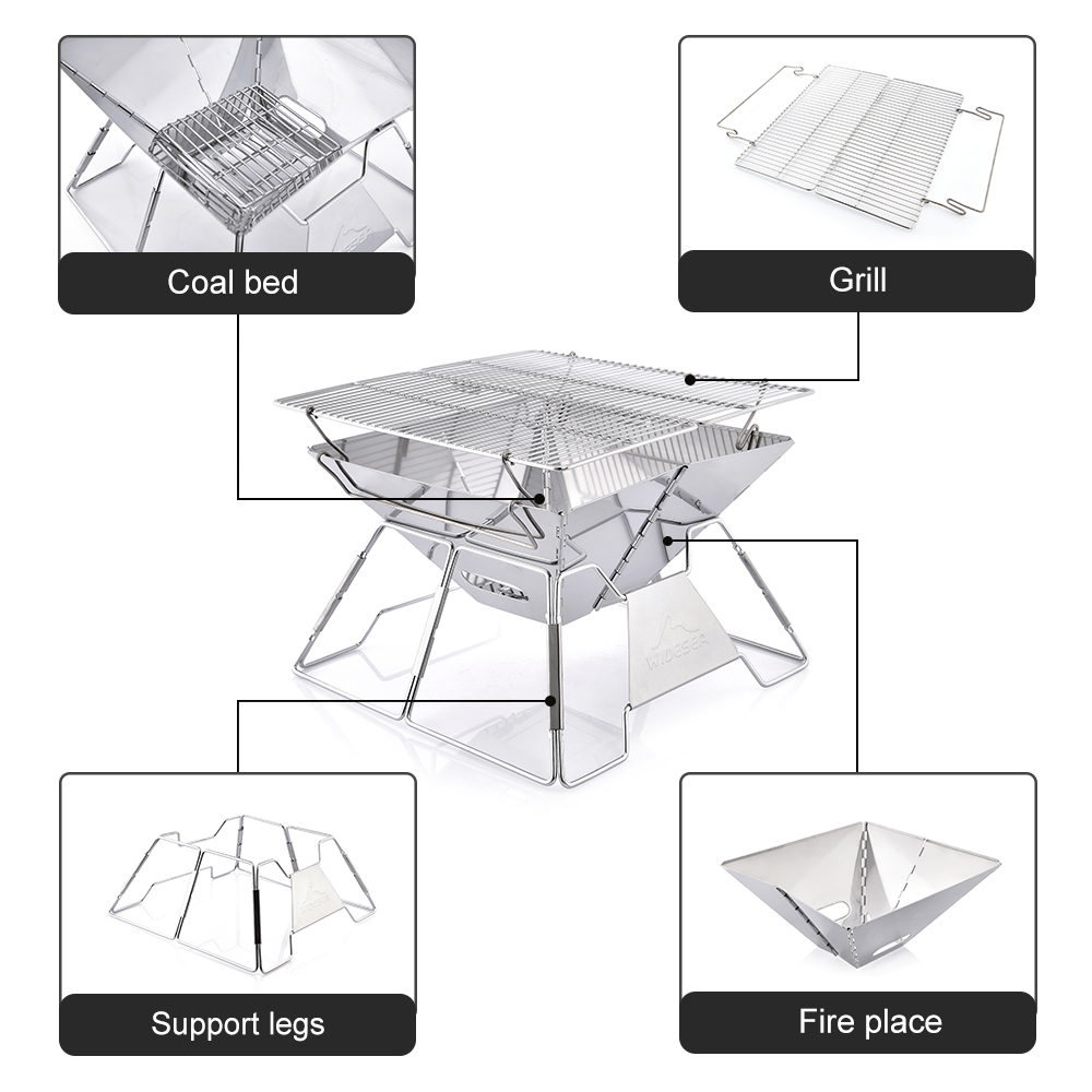 Widesea – gril de Camping coup - Camping Cooking Device avis et prix