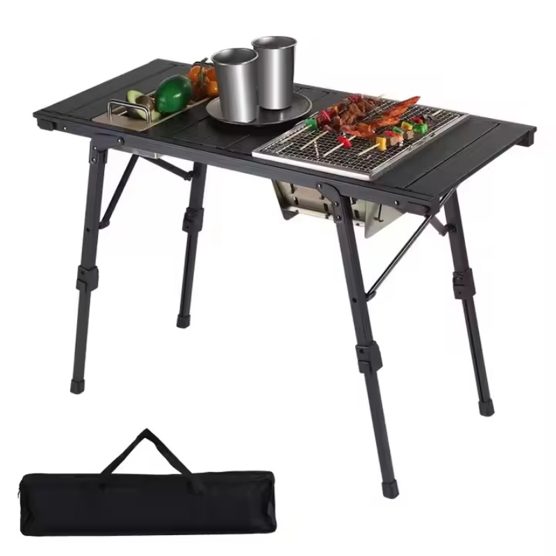 Table de repas pliante d'extér - Camping Outdoor Cooking Table avis et prix