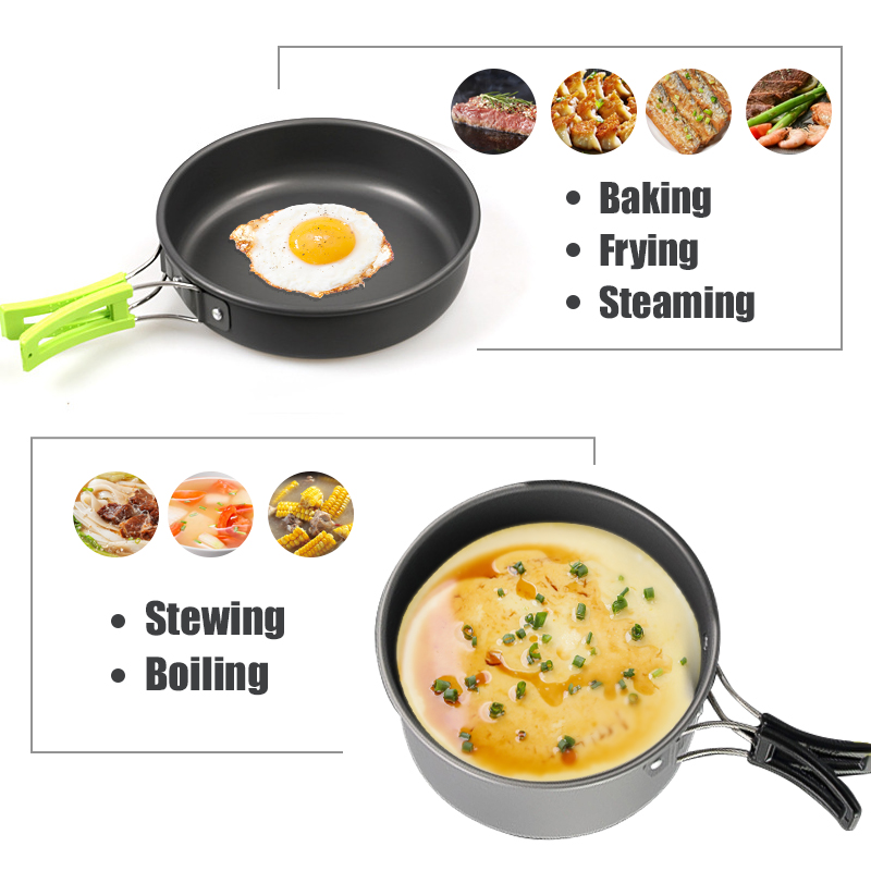 WESTTUNE – Kit d'ustensiles de - Camping Cooking Set With Kettle avis et prix