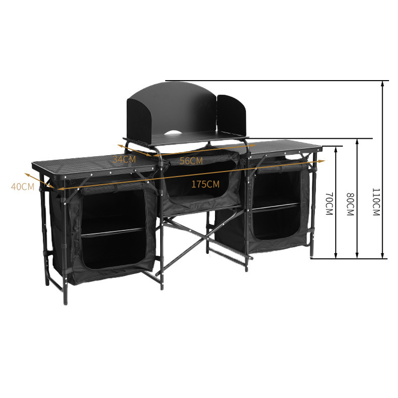 Table de camping pliante multi - Camping Outdoor Cooking Table avis et prix