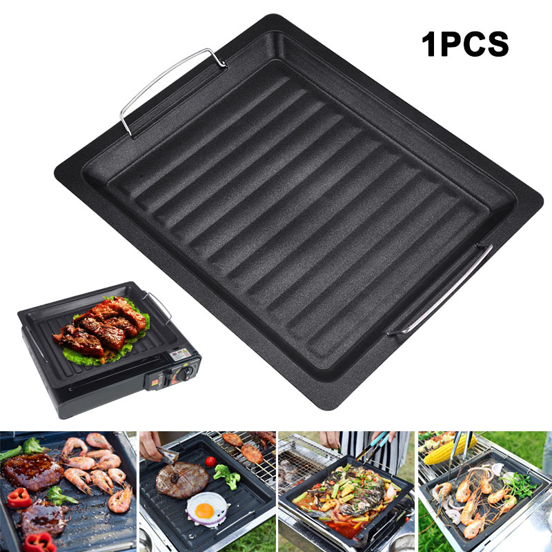 Poêle à griller carrée épaisse - Camping Cooking Candle avis et prix