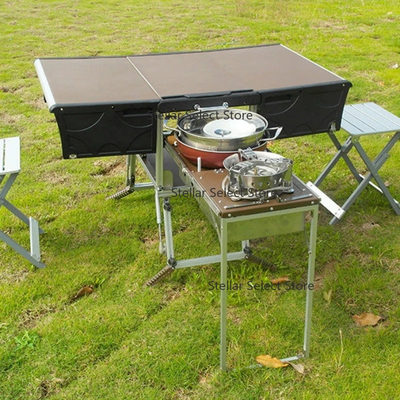 Ensemble complet de cuisine ex - Camping Cooking Box Set avis et prix