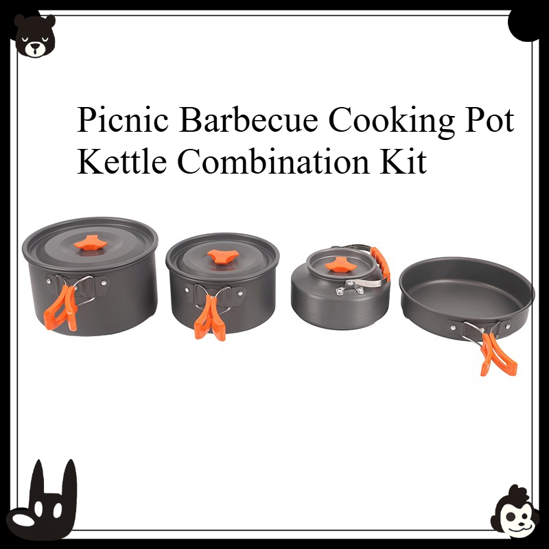 Ensemble de cuisine portable p - Camping Cooking Set With Kettle avis et prix