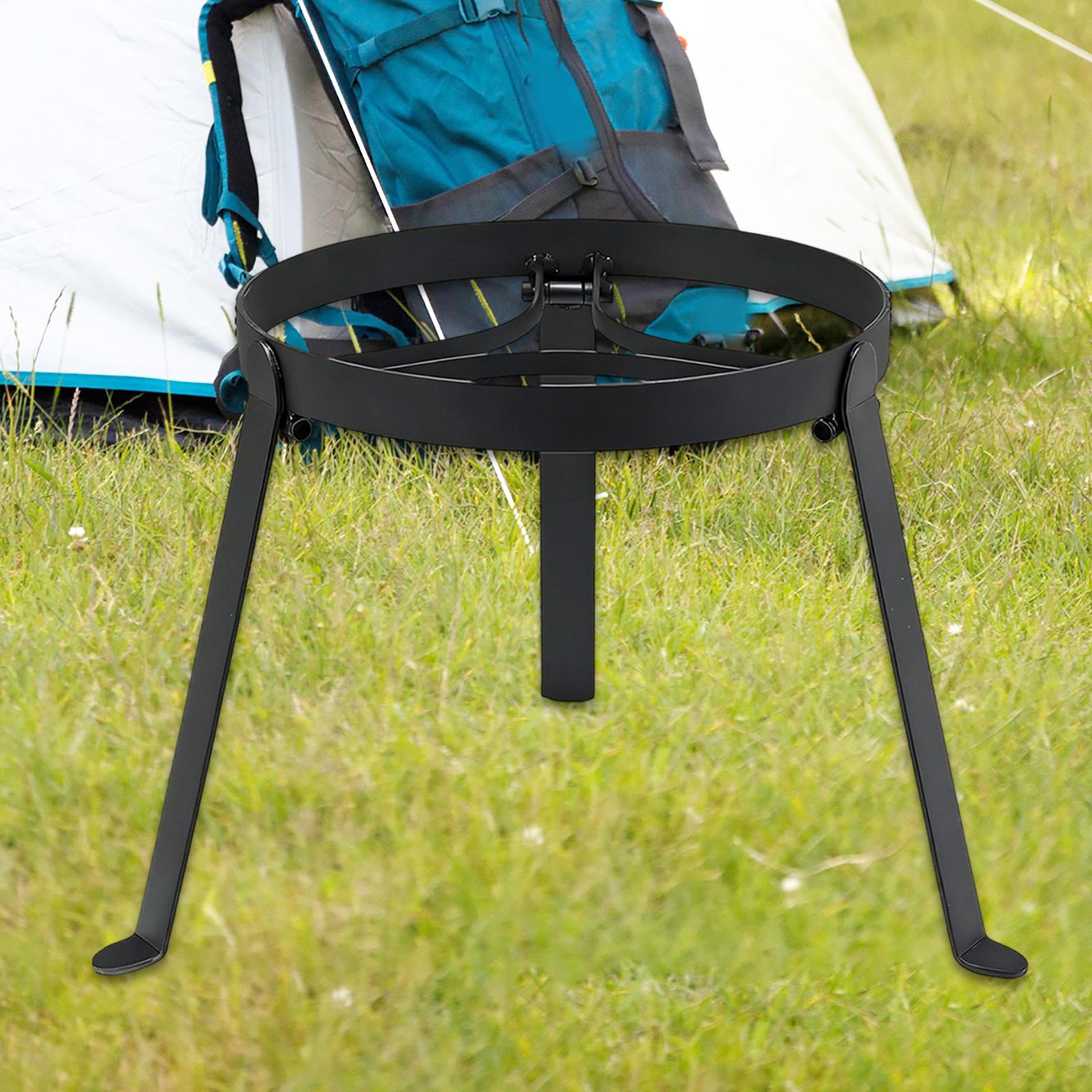 Trépied pliable en fer pour cu - Camping Cooking Griddle avis et prix