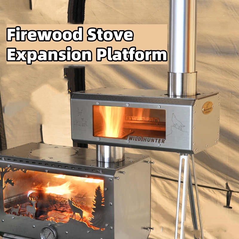 Poêle à bois de camping avec o - Camping Cooking Area avis et prix