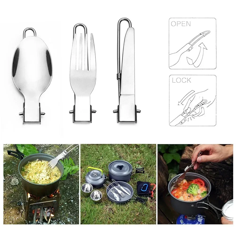 1 ensemble de cuisine de pique - Camping Cooking Knife Set avis et prix