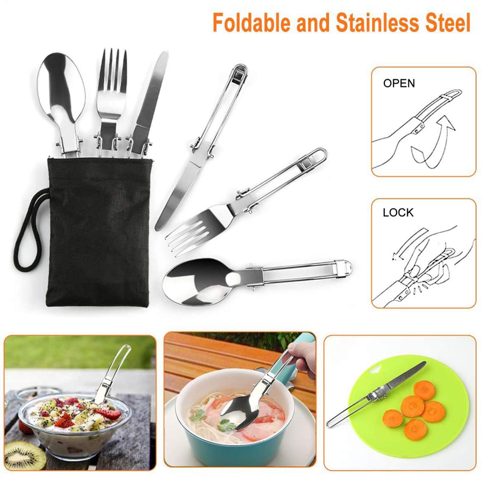 Ensemble de cuisine de sac à d - Camping Cooking Knife Set avis et prix